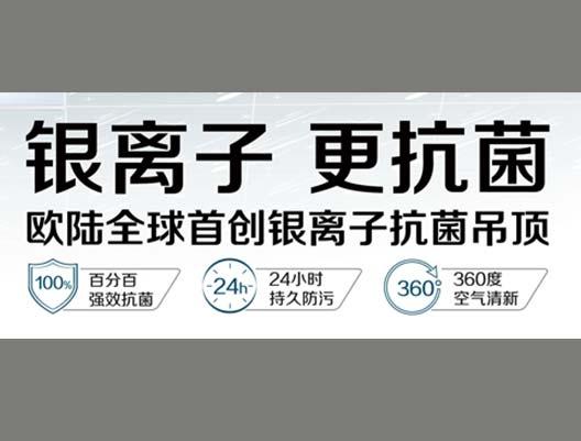 歐陸銀離子抗菌吊頂，為您營造健康生活空間
